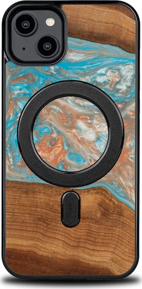 BeWood Etui Bewood Unique na iPhone 14 Plus - Planets - Saturn z MagSafe