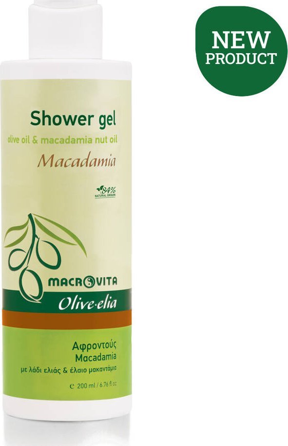 Macrovita MACROVITA Olive.elia Macadamia żel pod prysznic z bio-oliwą i olejkiem z orzechów makadamia 200ml