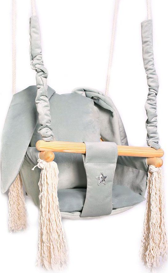 Huśtawka Elior Szara huśtawka królik dla dziecka - Delia (E11337)