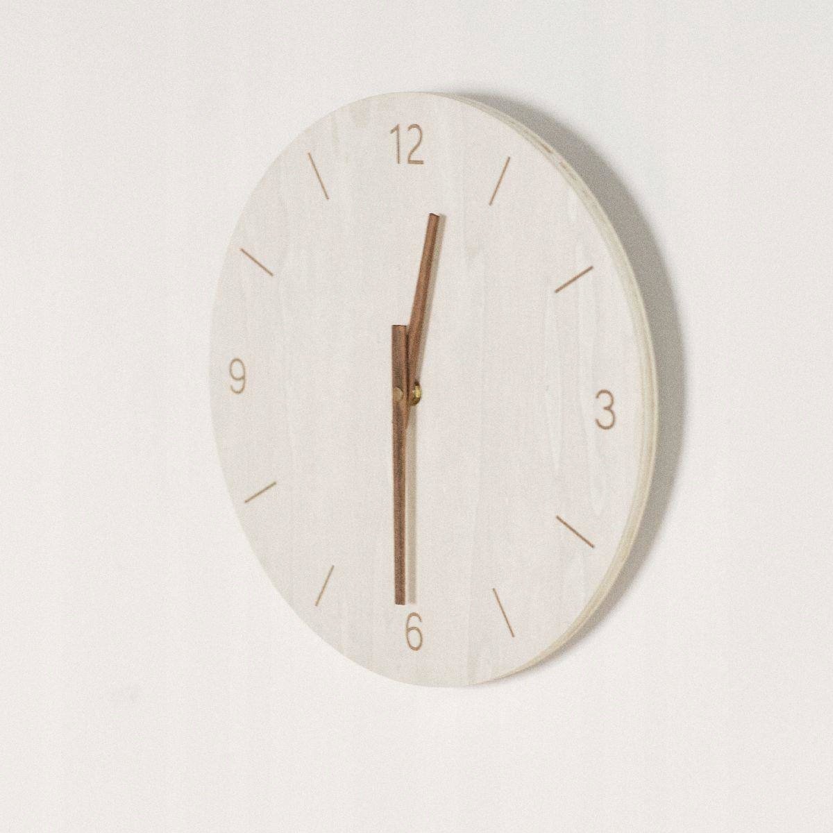 TODAY Zegar ścienny drewniany Simplicity