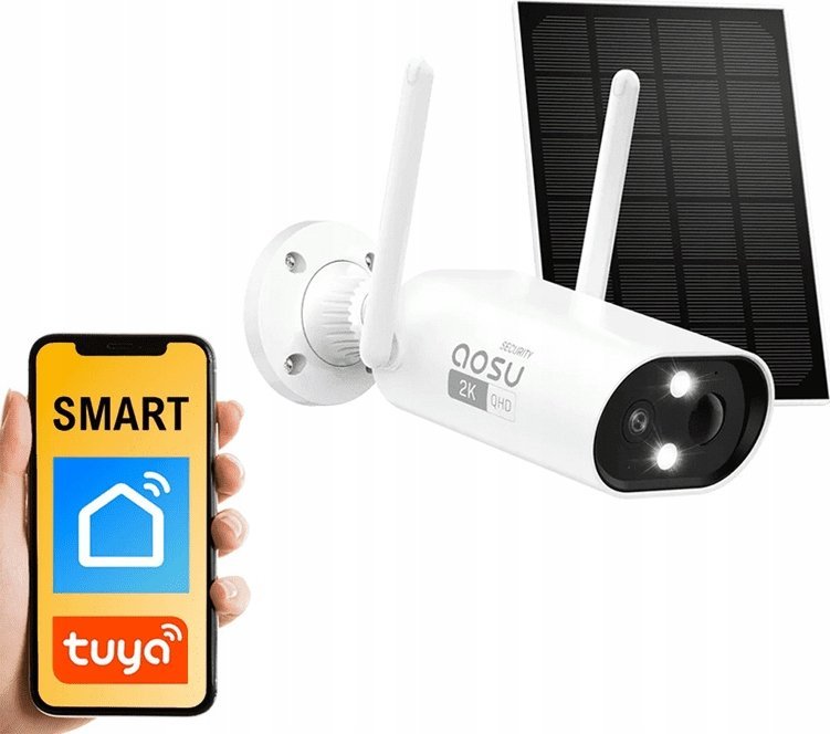 Kamera IP AOSU Wodoszczelna Kamera Solarna Tuya Aosu SL-C8L Wiele możliwości Zobacz każdy detal Detekcja ruchu człowieka