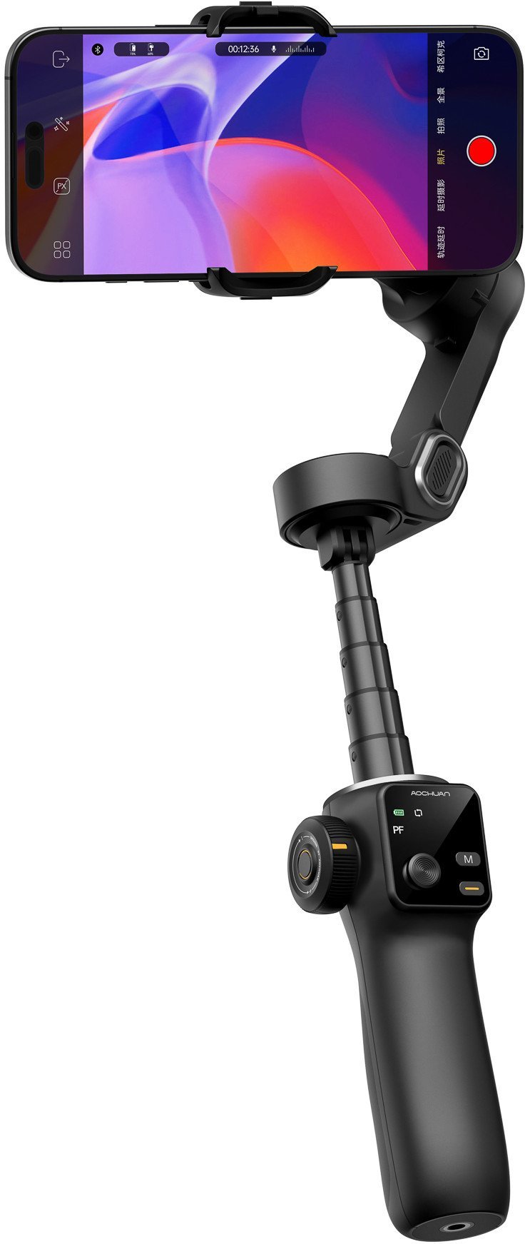 AOCHUAN SMART V8 GIMBAL 3AXIS FOLDABLE BLACK [71656]