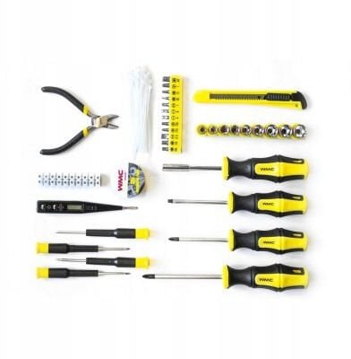 WMC ZESTAW NARZĘDZIOWY 72 EL KLUCZE WKRĘTAKI BITY