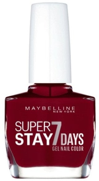 Maybelline Maybelline, Forever Strong Super Stay 7 Days, Top Coat, Nail Polish, Nr. 265, Divine Wine, 10 ml For Women
