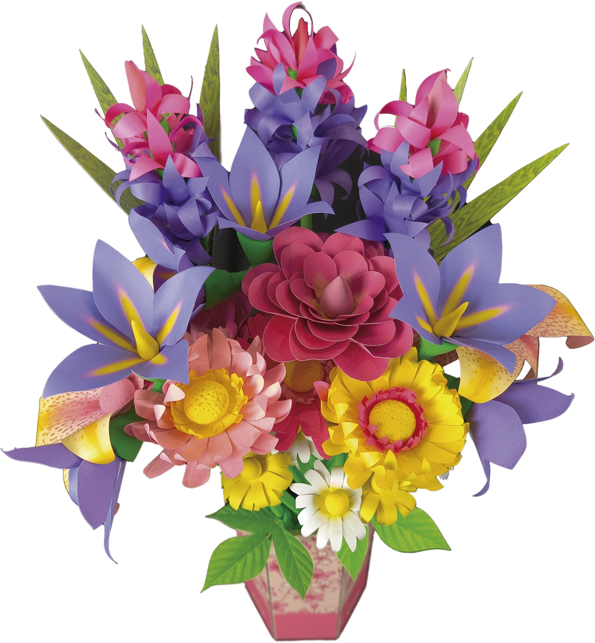 Floral Art Bouquet Of Wild Flowers