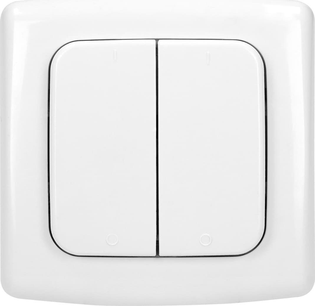 Orno ORNO SMART HOME WŁĄCZNIK PODWÓJNY NATYNKOWY Z NADAJNIKIEM RADIOWYM OR-SH-1751