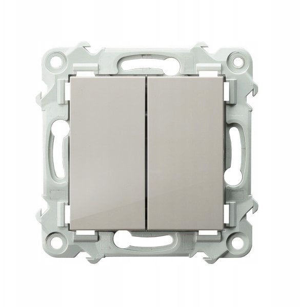 Ospel Łącznik dwugrupowy świecznikowy beżowy ŁP-2Z/m/83