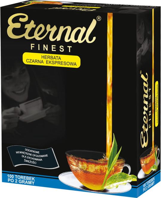 OSKAR ETERNAL 100 TOR.- HERBATA EKSPRESOWA, CZARNA, CEJLOŃSKA. OSKAR INTERNATIONAL TRADING SP. Z O.O. ( 2 G X 100 TOREBEK) 307