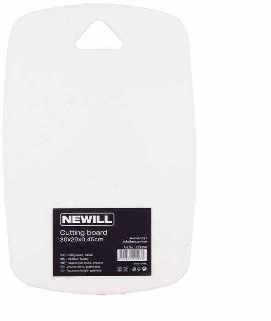 Griesanas delitis plastmasas 30 x 20 x 0.45 cm balts 4744561014231