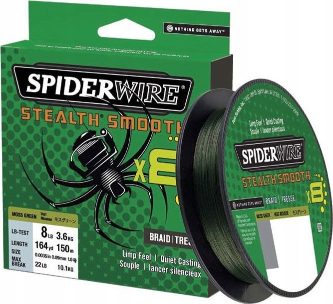 Spiderwire Spiderwire Plecionka Stealth 8 Green 0.23mm/150m