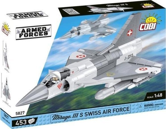 Cobi Armed Forces Samolot myśliwski Mirage III S Swiss