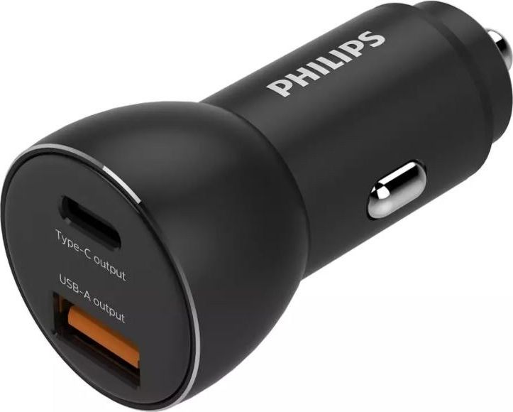 Ładowarka Philips 1x USB-A 1x USB-C 3 A (DLP2521/00)