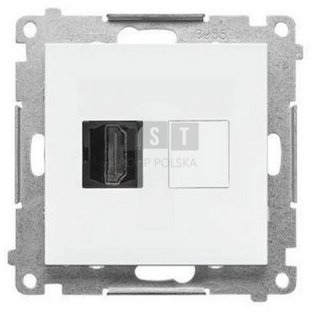 TGHDMI.01/111 Simon 55 Gniazdo HDMI (moduł) Biały mat TGHDMI.01/111