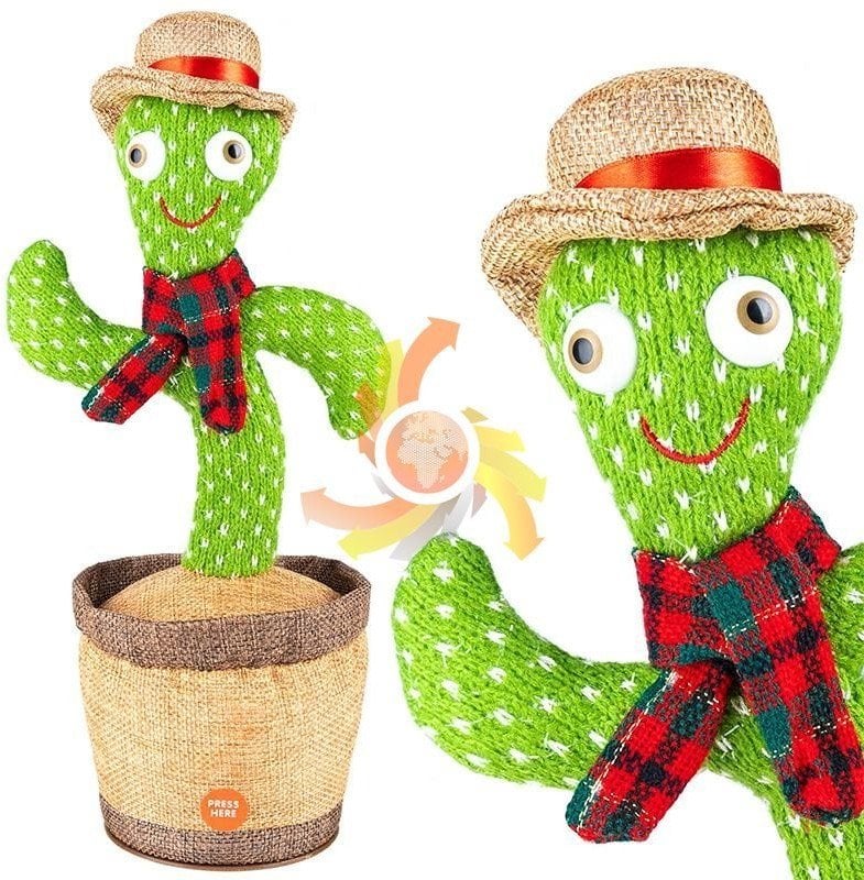 B31D INTERAKTYWNY TAŃCZĄCY KAKTUS ŚPIEW