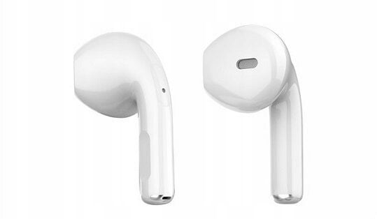 Słuchawki Orava bezprzewodowe słuchawki z mikrofonem, USB-C, dotykowe sterowanie, do uszu, IPX3, biały