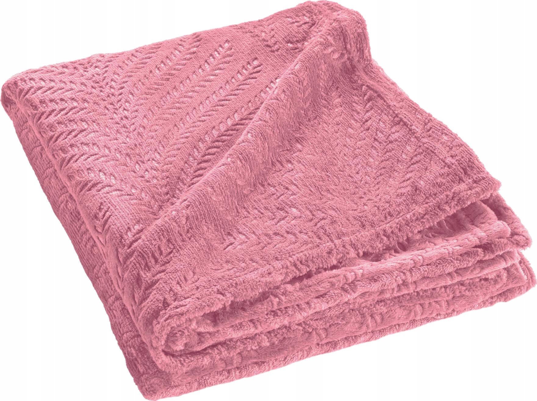 Douceur d`Interieur Flanelowa narzuta na sofę, NELIA, 125 x 150 cm