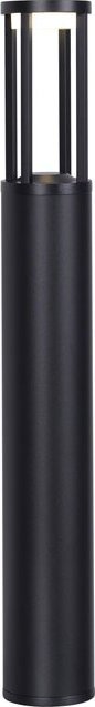Lumes Czarna stojąca lampa zewnętrzna LED słupek - S339-Helfi