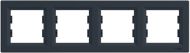 Schneider Electric Ramka 4-krotna pozioma antracyt (EPH5800471)