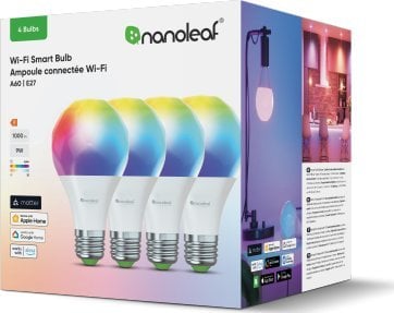 Nanoleaf Essentials Smart Bulbs - zestaw 4 żarówek A60-E27 (Wi-Fi)