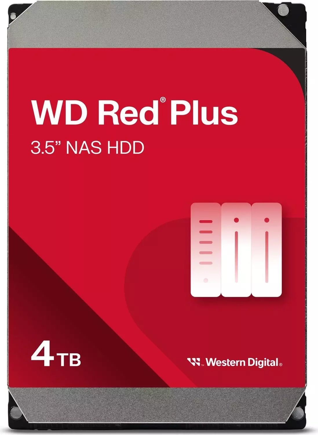 Dysk serwerowy WD Red Plus 4TB 3.5'' SATA III (6 Gb/s) (WD40EFZZ)