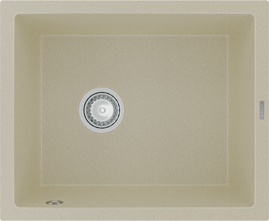Zlewozmywak Mexen Pedro granitowy 1-komorowy 560 x 460 mm, beżowy - 6508561000-69