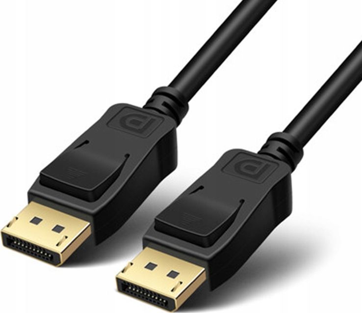 Kabel Pawonik DisplayPort - DisplayPort 1m czarny