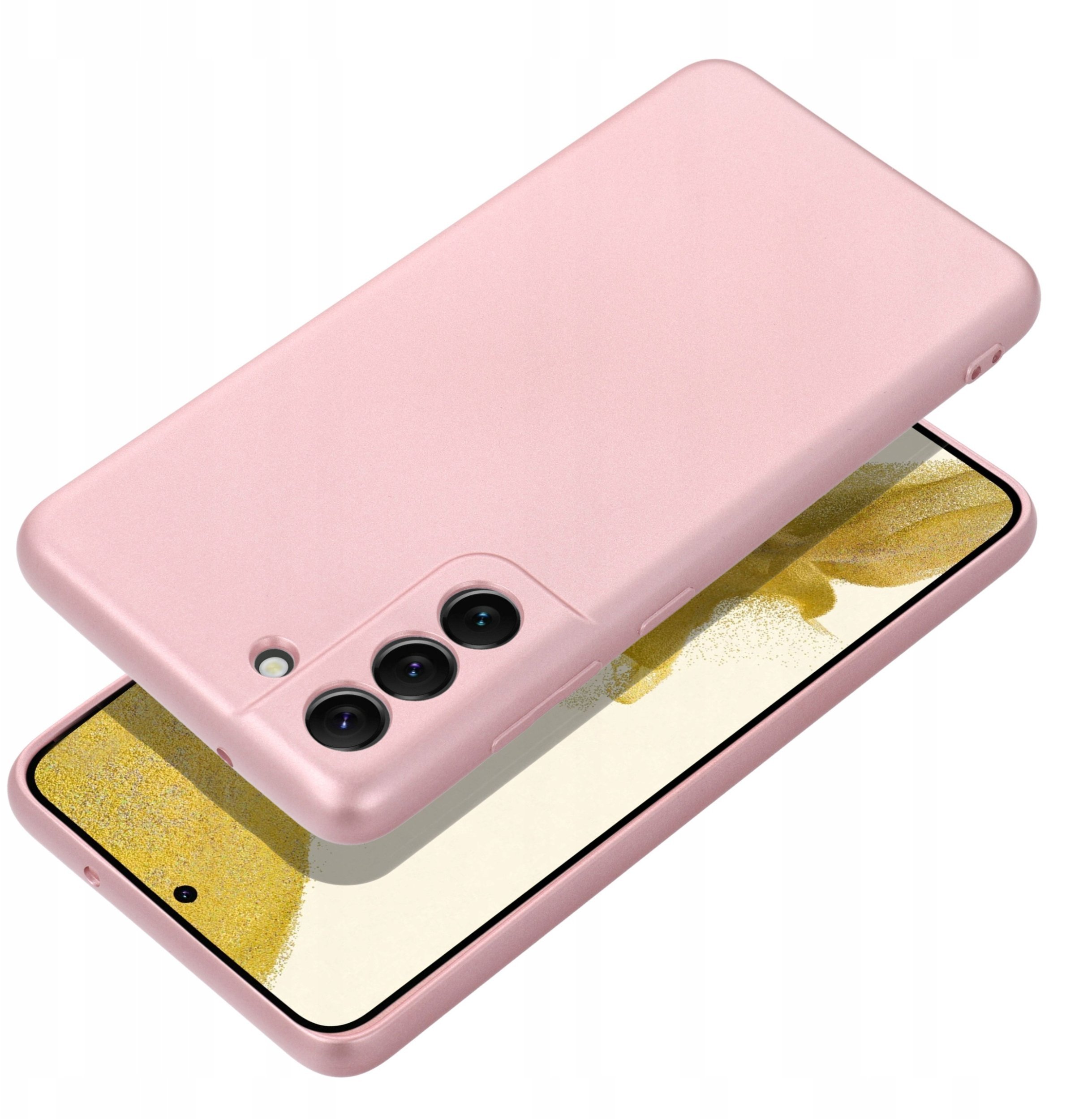 Futerał METALLIC do SAMSUNG S25 Plus różowy