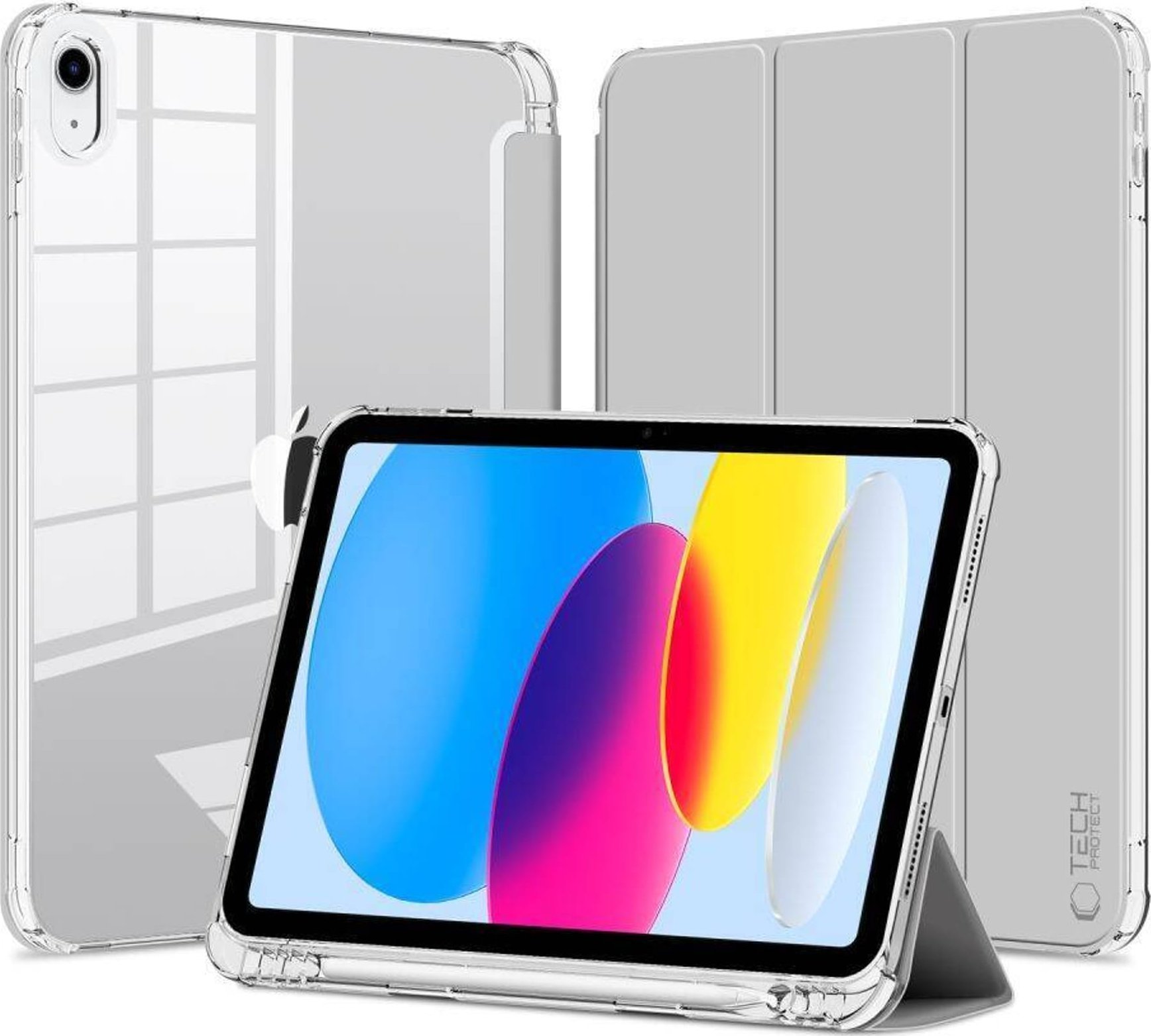 Etui na tablet Tech-Protect Etui APPLE IPAD 10.9 (10GEN) Tech-Protect SC Pen szare