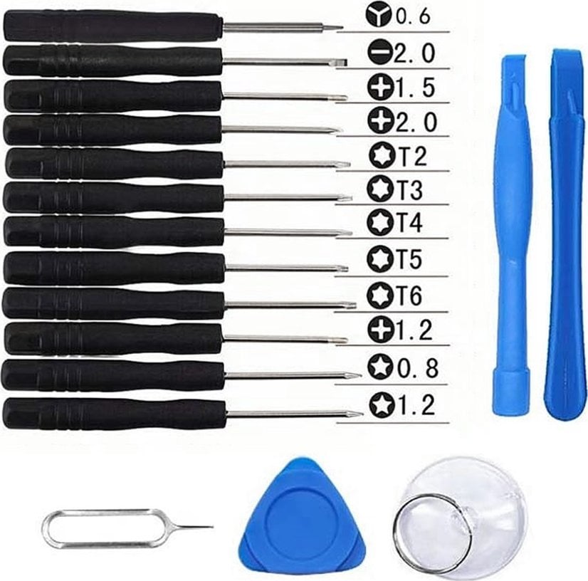 Inne Zestaw narzędzi serwisowych do telefonów/tabletów 14 elementów