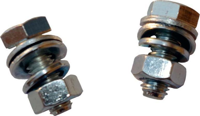 Z.P.H. Moto-Mer Komplet śrub mocowania podnóżka kierowcy Romet-Ogar-Motorynka-KADET-PEGAZ