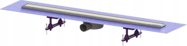 Kessel Odpływ liniowy prysznicowy Linearis Compact, L=950, odpływ boczny DN50 z matą fabrycznie zamont.