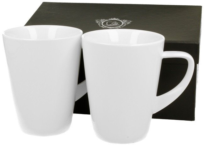 Komplet 2 kubków 370 + spodki Infinity