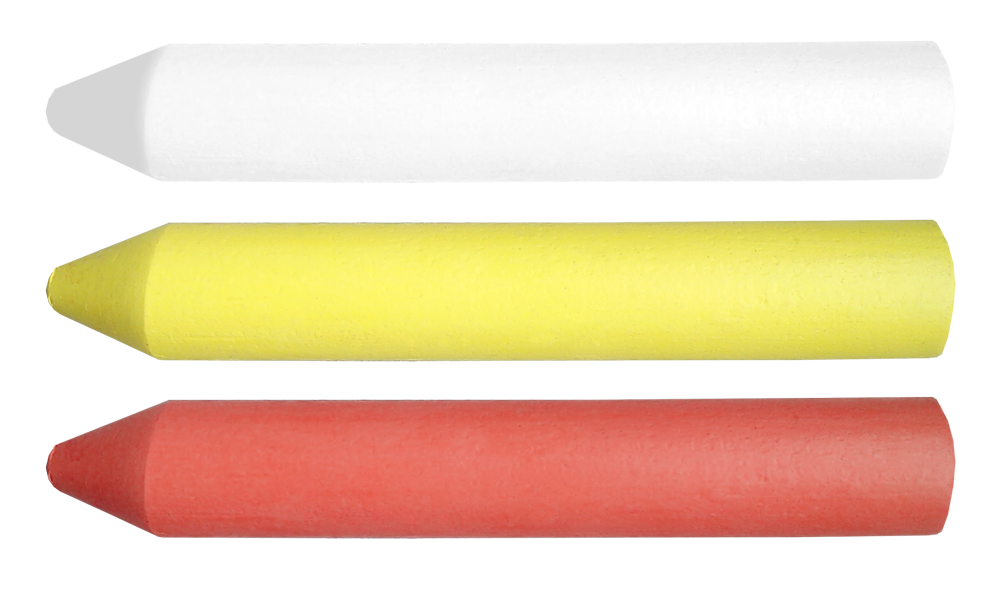 Topex Kreda techniczna olejowa biała, żółta i czerwona 13x85mm 3szt. - 14A968