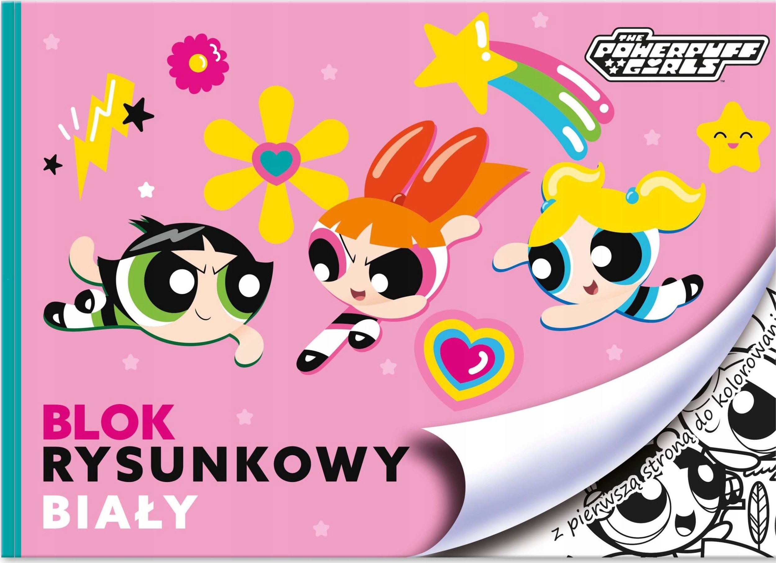 Teka Blok rysunkowy biały A4/20K Atomówki mix