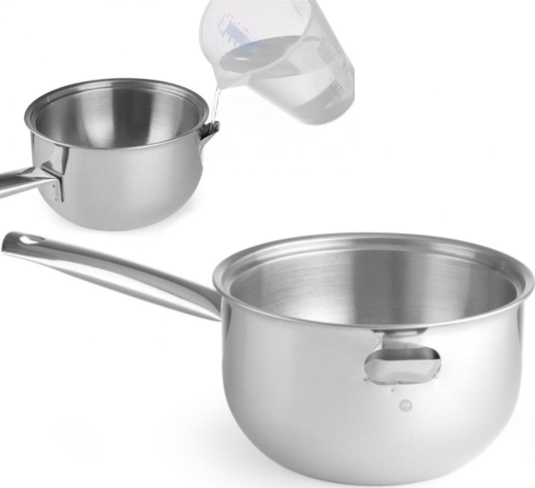 Hendi Rondel z płaszczem wodnym stalowy 1 l 300 x 165 x 95 mm - Hendi 833032