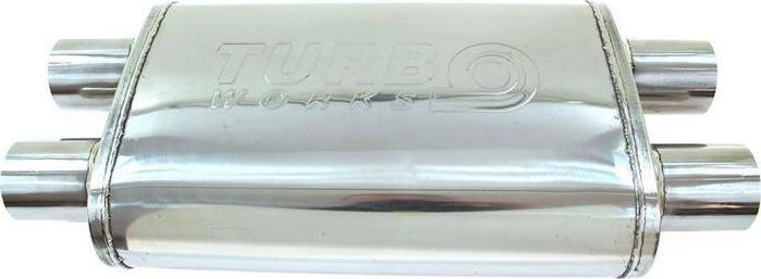 TurboWorks Tłumik Środkowy 76mm TurboWorks LT 409SS