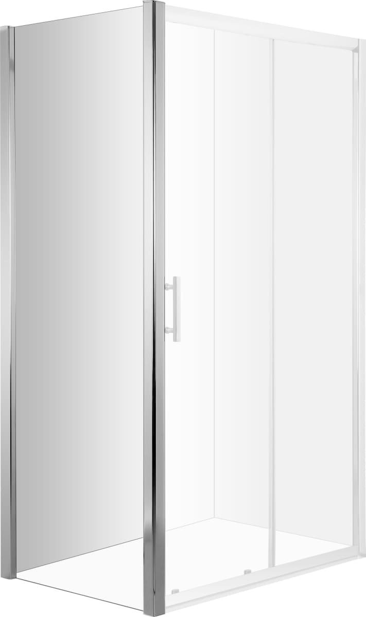 SZKŁO LARGA WALK-IN 90 Z PROFILEM CHROM