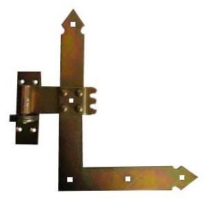 Zawias drzwiowy kątowy ocynkowany 400mm 2szt.