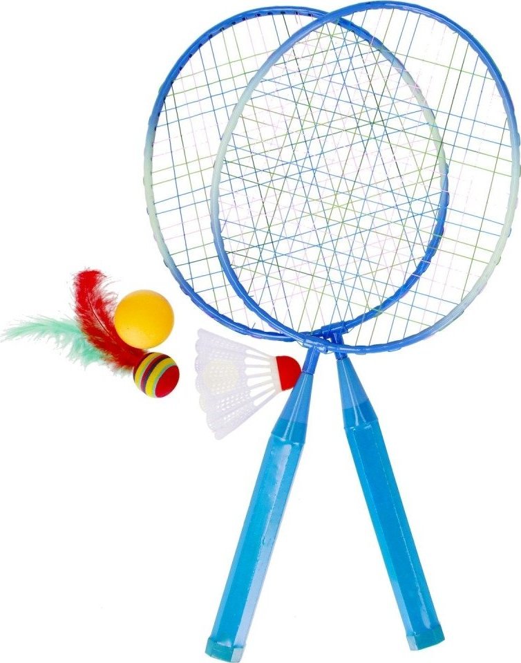 Mega Creative Rakietki krótkie do badmintona lotka piłki Mega Creative Niebieski