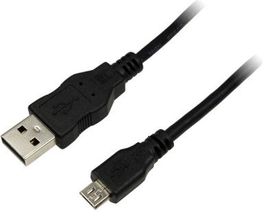 Kabel USB LogiLink USB-A - microUSB 5 m Czarny (CU0060)
