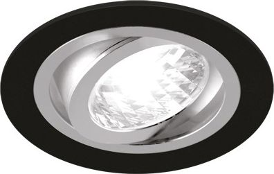 IDEUS Oprawa sufitowa wpuszczana GU10 ALUM C MATBLACK/CHROME IDEUS 6249