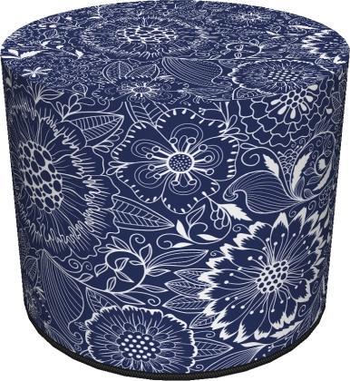 Bertoni-arco Okrągła pufa dekoracyjna - GRANADA