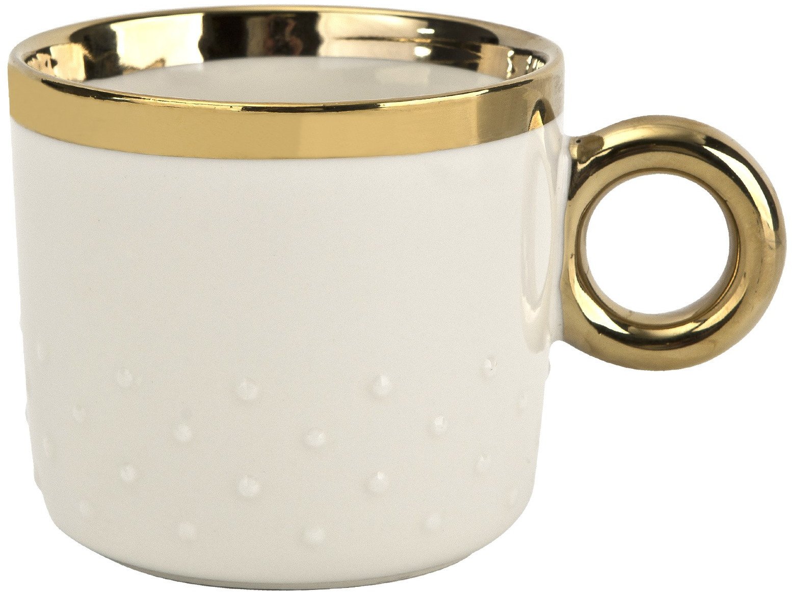 Kubek porcelanowy 350 ml Palazzo kremowy 2759