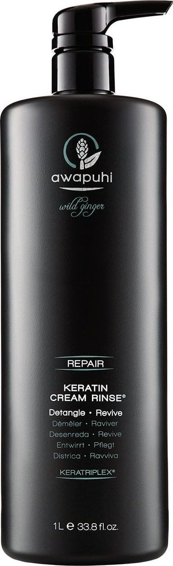 PAUL MITCHELL Awapuhi Wild Ginger By Paul Mitchell, Repair, Keratin, Hair Cream Conditioner, Revive, 1000 ml Unisex