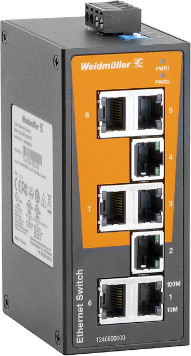 Switch Weidmüller IE-SW-BL08-8TX