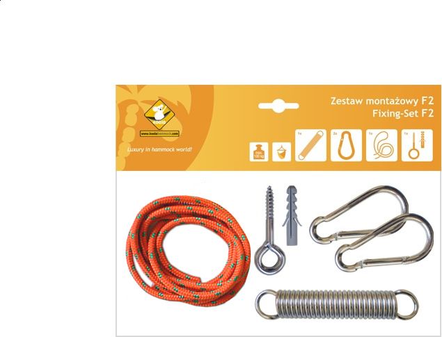 Koala Zestaw montażowy F2 do foteli hamakowych, pomarańczowy (koala/zf2)