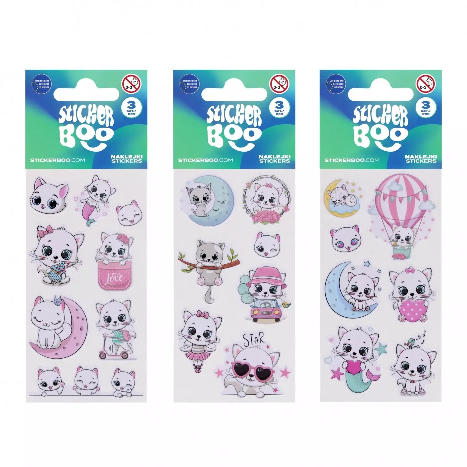 NAKLEJ KOTKI 66X180 3SZT S-BOO PBH 120/1800