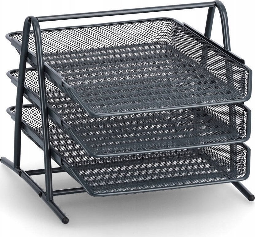 Zeller Piętrowa tacka na dokumenty z papierowej siatki