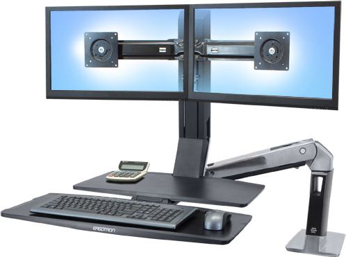 Ergotron Uchwyt biurkowy na 2 monitory do 24" WorkFit-A II (24-316-026)