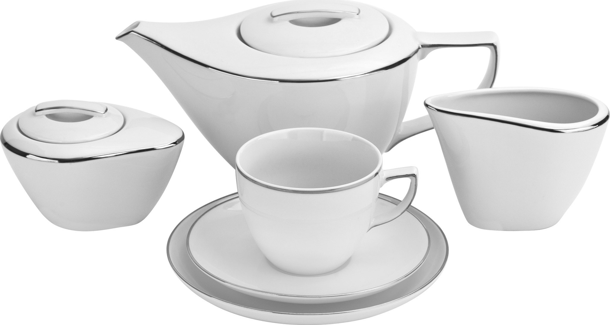 Ćmielów Serwis do kawy 12/39 City Platyna B325